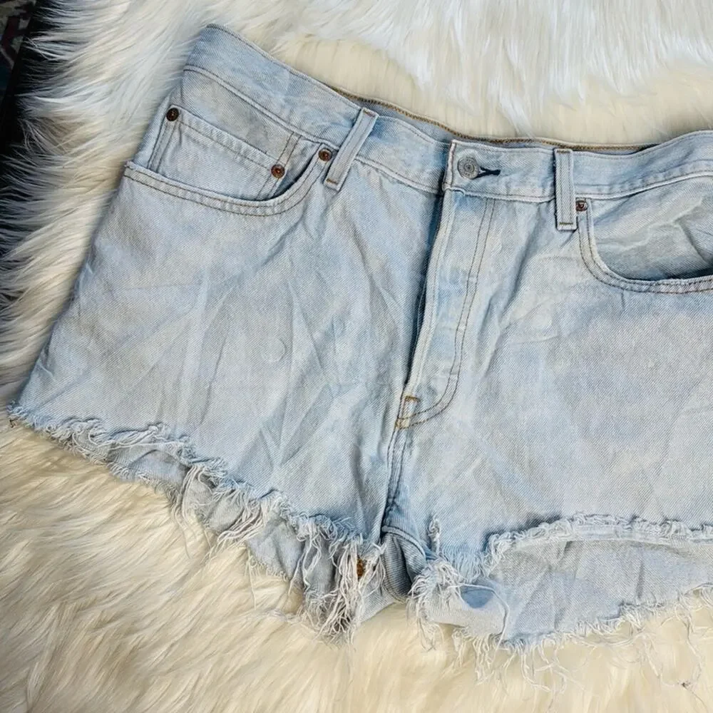 Levi’s 501 High Rise Vintage Denim Cut Offs
